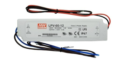 LPV-60-12 Driver 12V 60W Mean Well
